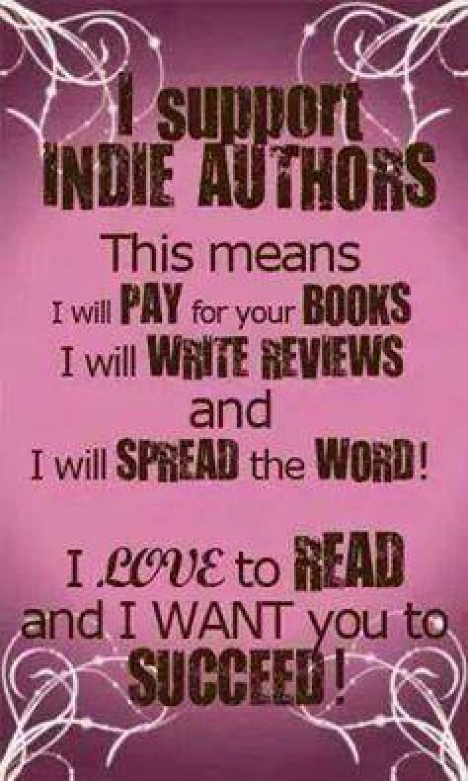 I Support Indie Authors